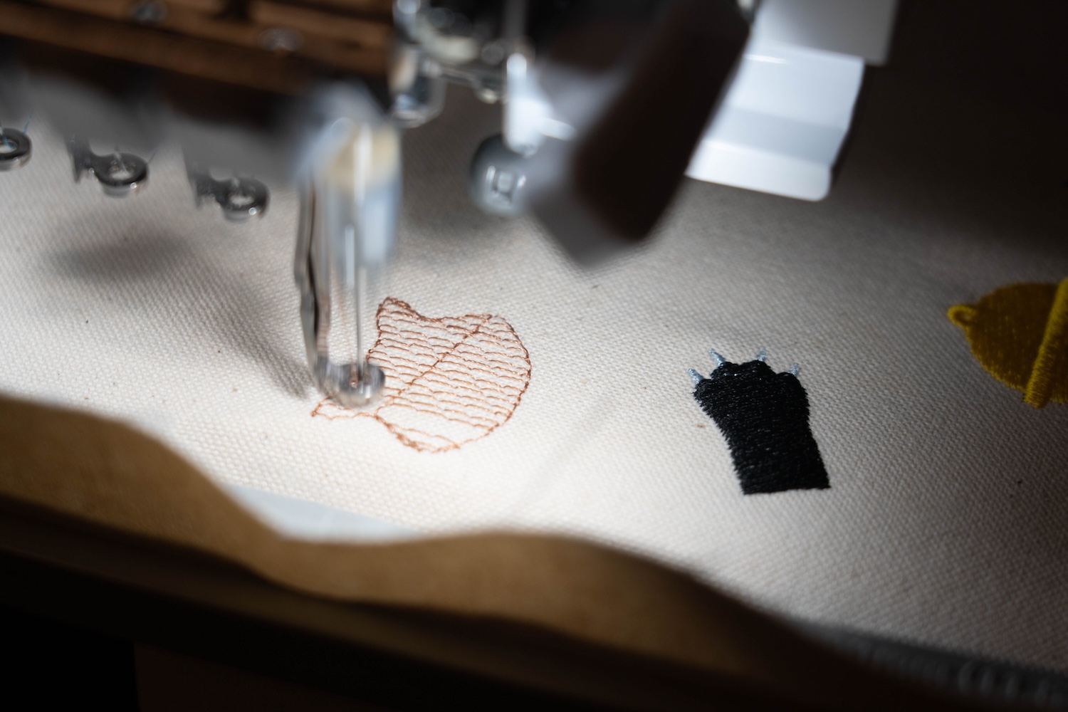 刺繍作品が初めて売れた